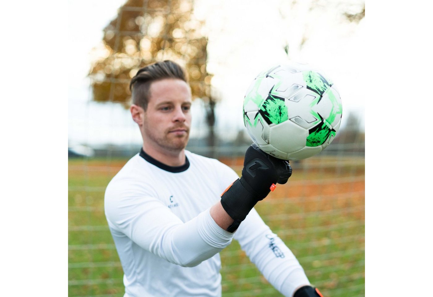 Catch & Keep Torwarthandschuhe Fly Soul Torwarthandschuhe – Profi Griffhandschuhe mit Fingerschutz Hybrid Cut Design, Fingersave-Schutz, Punching Zone 3.0 Bild 3