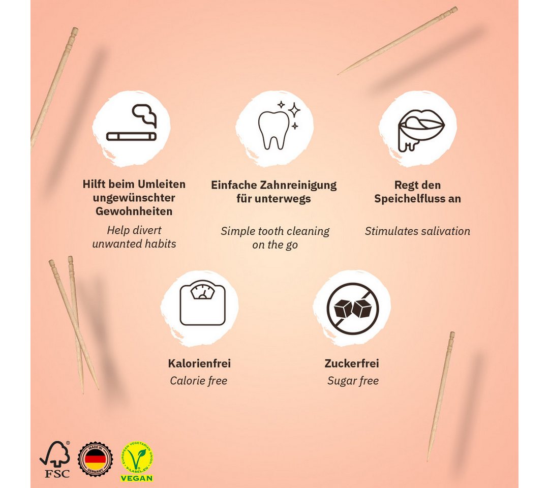 Wunder Zahnstocher Mundpflegecenter Wunder Zahnstocher mit Geschmack - Fresh Breath Pack Bild 4