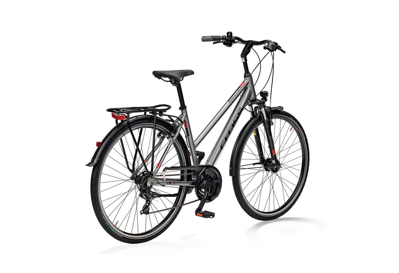 Airtracks Trekkingrad 28 Zoll Damen Trekking Fahrrad AREA LADY, 21 Gang Shimano Shimano Schaltwerk, Kettenschaltung, Silber - Rahmenhöhen 44cm 48 cm 52 cm » Mod. 2026 Bild 2