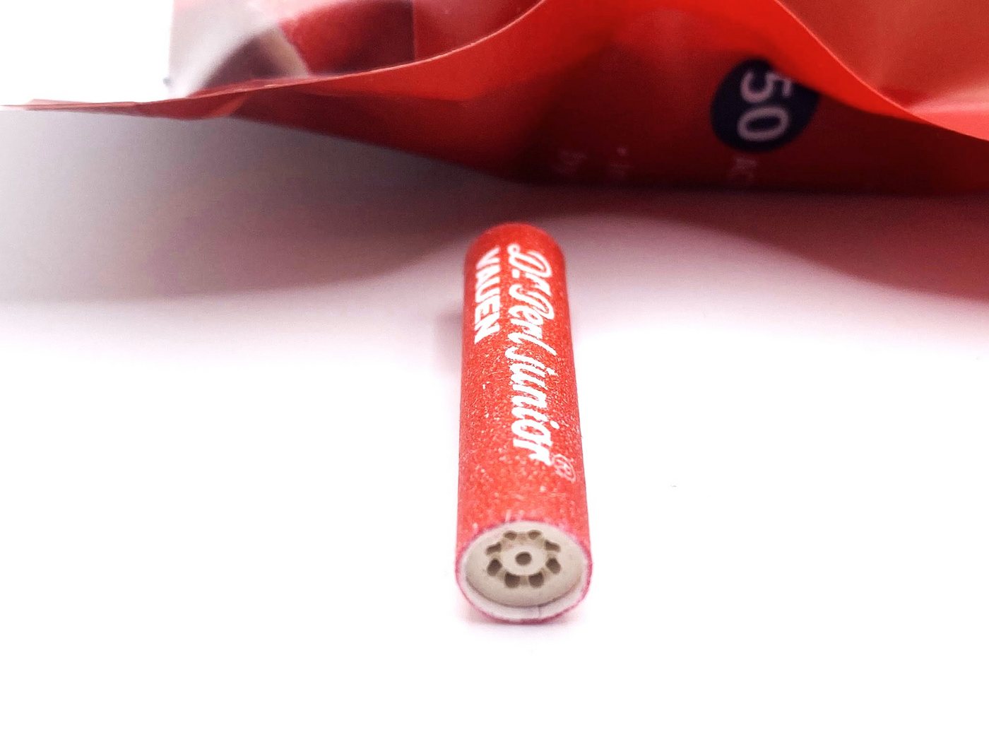 VAUEN Aktivkohlefilter Dr. Perl REDONES 9mm, 50 Stück in rot - Neuheit Winter 2025, Made in Germany Bild 2