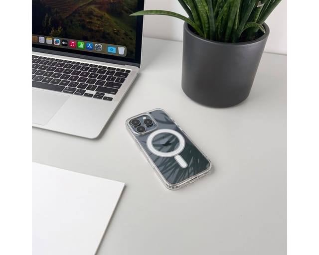 Hurtel Handyhülle Ultra Clear mit Magnetfunktion Case Kompatibel mit iPhone 17 6,3, Glasklares Case mit integrierter Magnetfunktion für kabelloses Laden