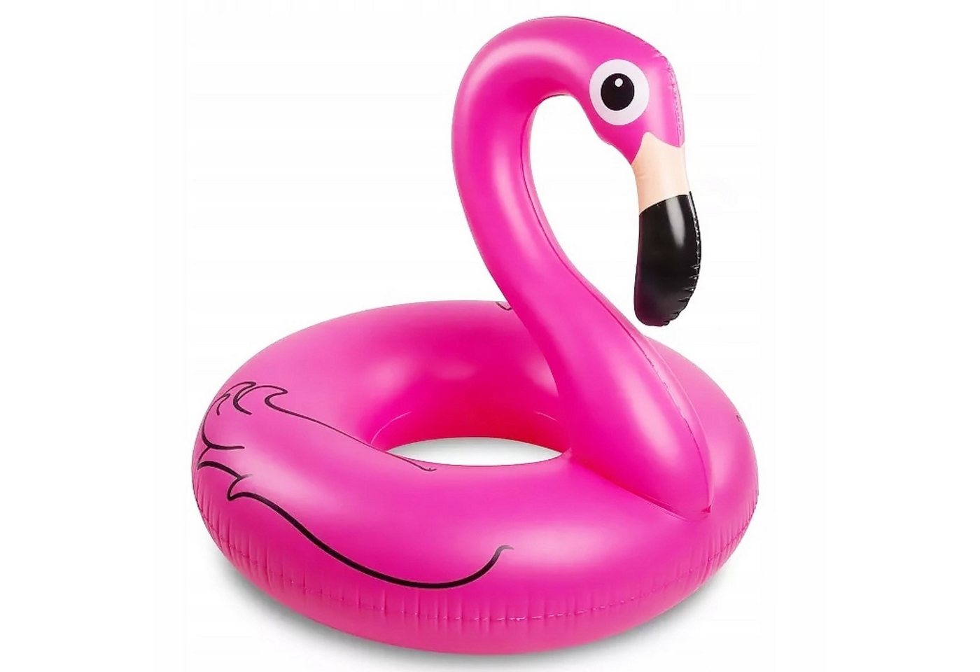 Festivalartikel Schwimmring Großes Flamingo-Schwimmring 120cm - Ideal für Kinder & Erwachsene