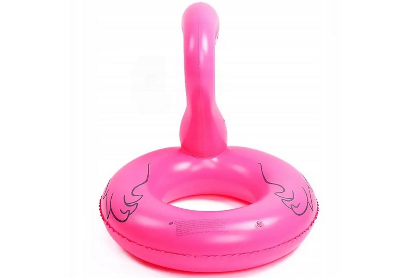 Festivalartikel Schwimmring Großes Flamingo-Schwimmring 120cm - Ideal für Kinder & Erwachsene Bild 2