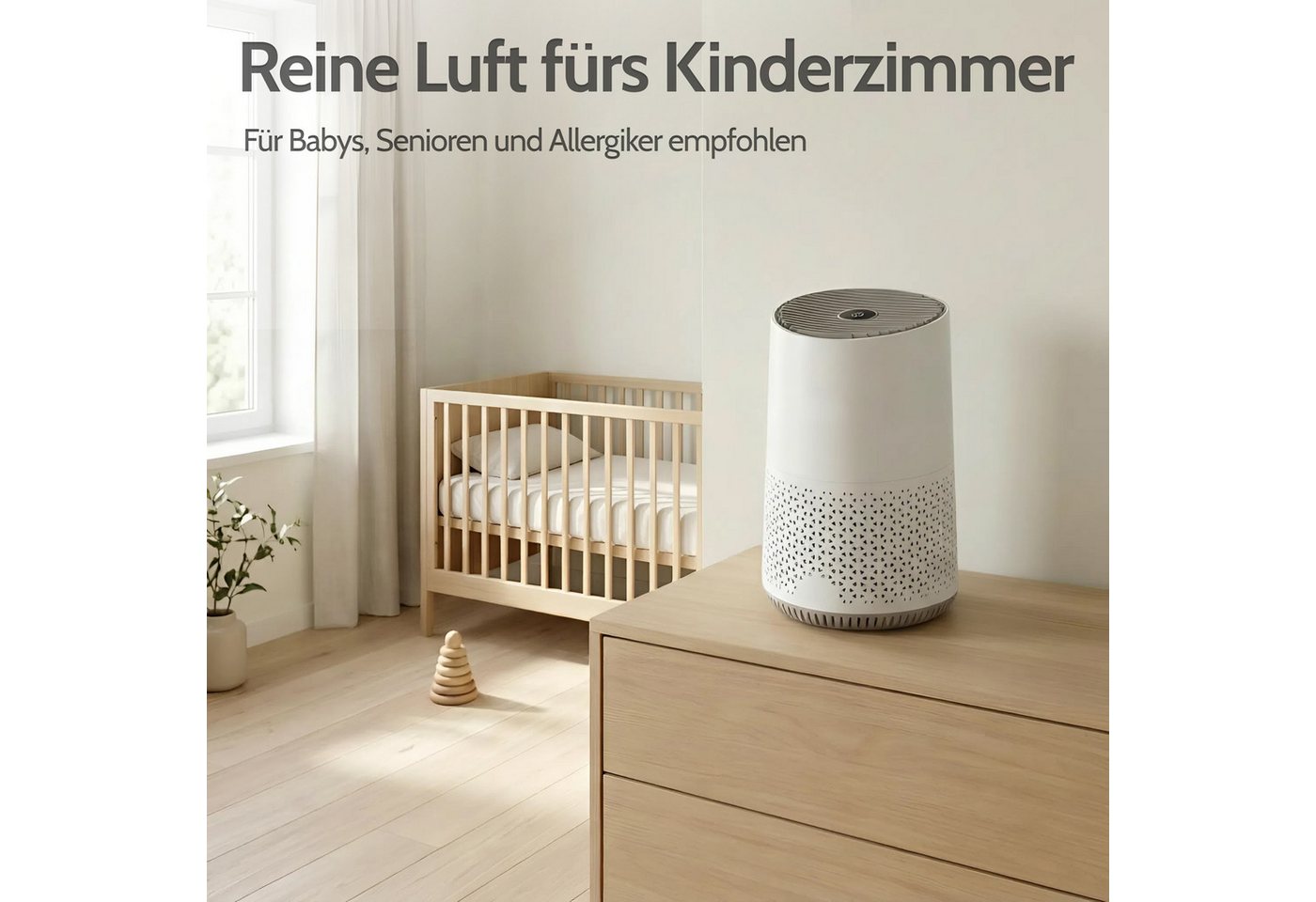 Allyson HEPA-Filter Philips Luftreiniger Ersatzfilter (2er Set), HEPA-Filter für Philips, Zubehör für Philips Luftreiniger AC0650 Philips Luftreiniger AC0651 Philips Originalfilter-Nummer FY0611/30, Für Philips AC0650 & AC0651, ersetzt FY0611/30, 3-in-1 Filter. Bild 4