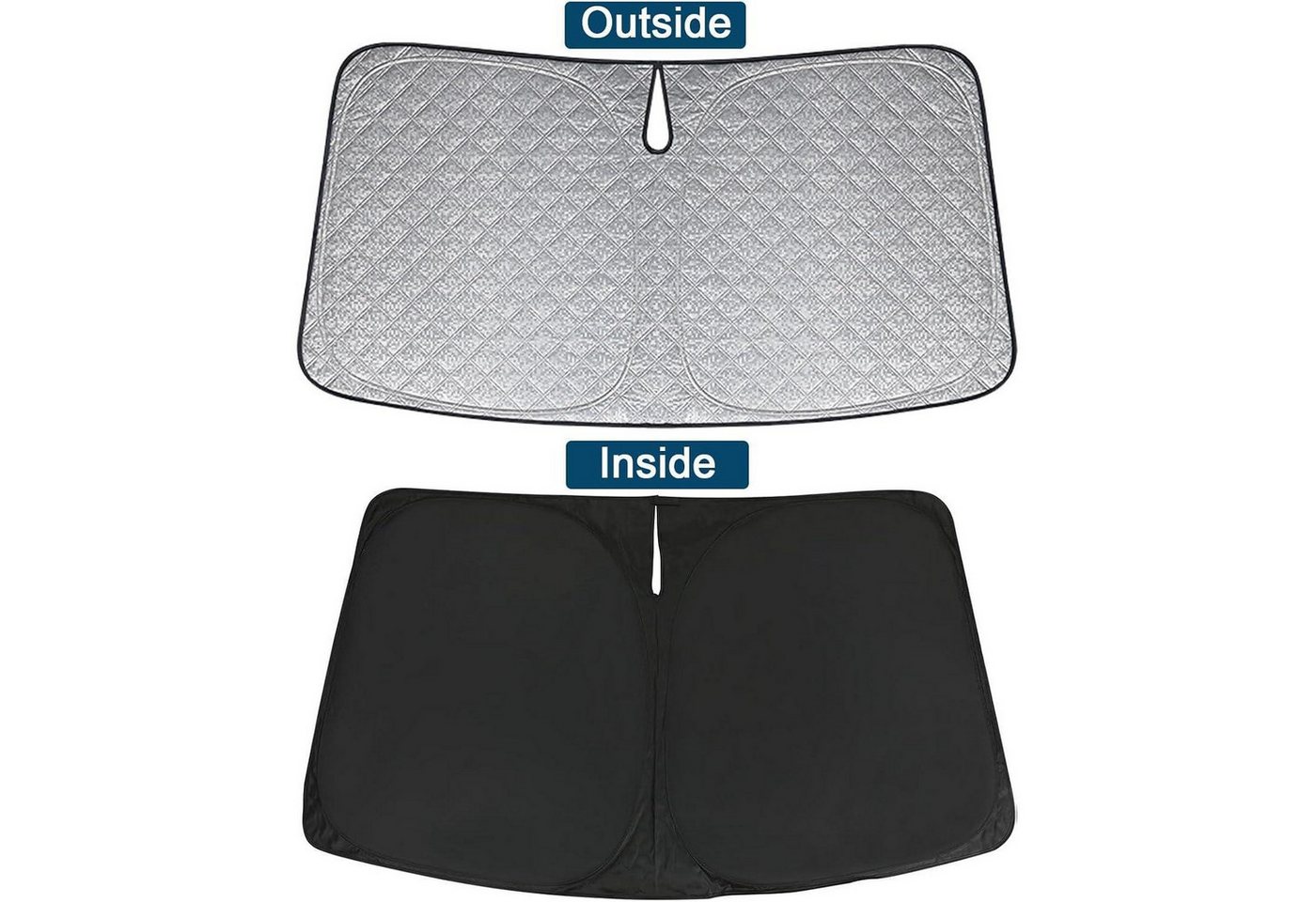 LuxusKollektion Frontscheibenabdeckung Frontscheiben-Sonnenblende faltbar 99% UV-Schutz für XC60 2018-2024 Bild 2