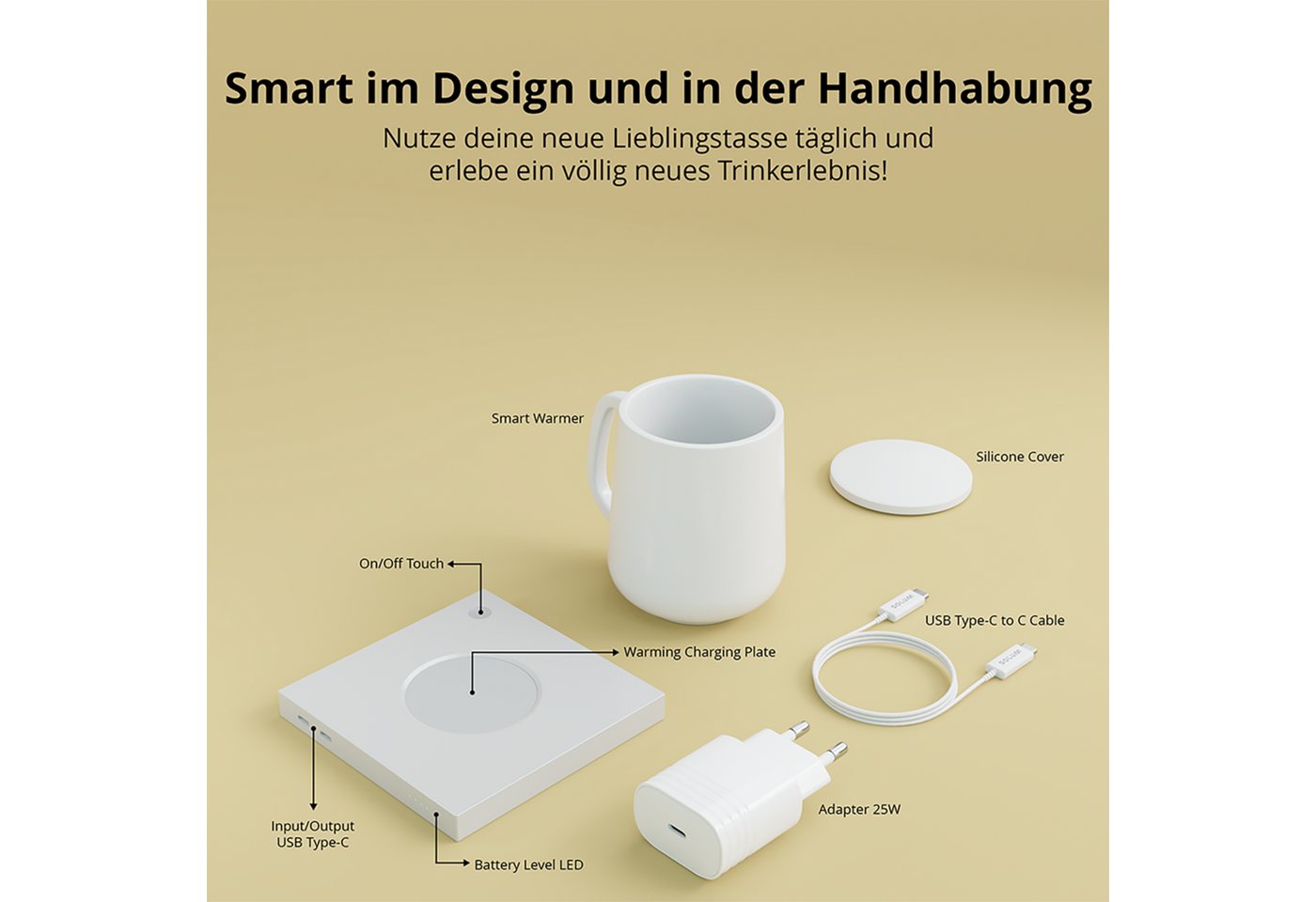 SOLUM Tassenwärmer Smart Warmer Tassenwärmer Getränkewärmer inkl 20 € Wunschgutschein Bild 2