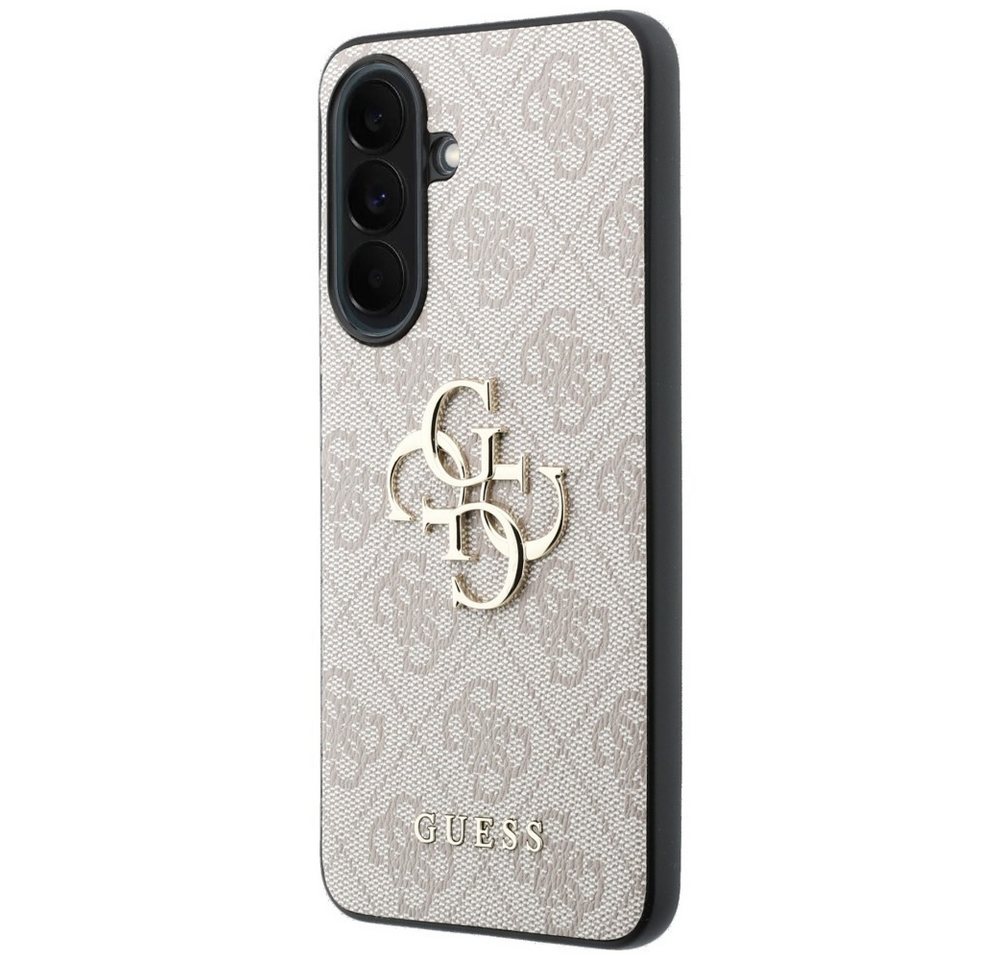 Guess Handyhülle Galaxy A37 Kunstleder rosa Big Logo goldfarbig 6,7 Zoll, Kantenschutz Bild 2