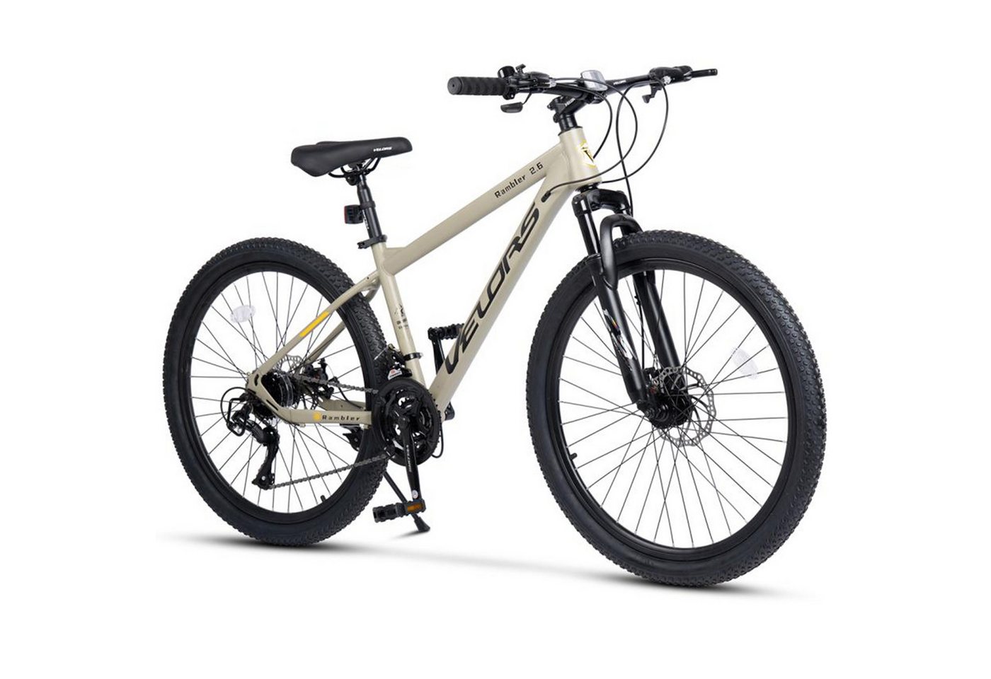 Velors Mountainbike 26 27.5 29 Zoll Fahrrad für Herren Damen, Mädchen und Jungen, 21 Gang, Kettenschaltung, Hochwertiger Rahmen, Jugendfahrrad MTB Hardtail Fahrrad Bike Bild 2