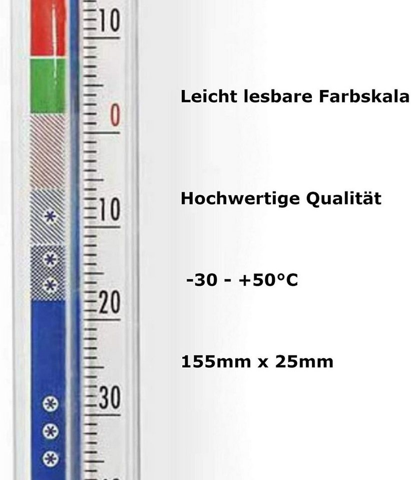 TronicXL Kühlschrankthermometer 2x Thermometer Tiefkühle Kühlschrank für Bosch Siemens Miele AEG Bild 3