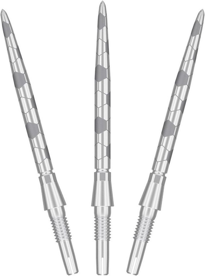 TARGET DARTS Dartpfeil 2 Set Swiss Point Storm Steel, Onyx (6 Stück) 30 MM  Silber