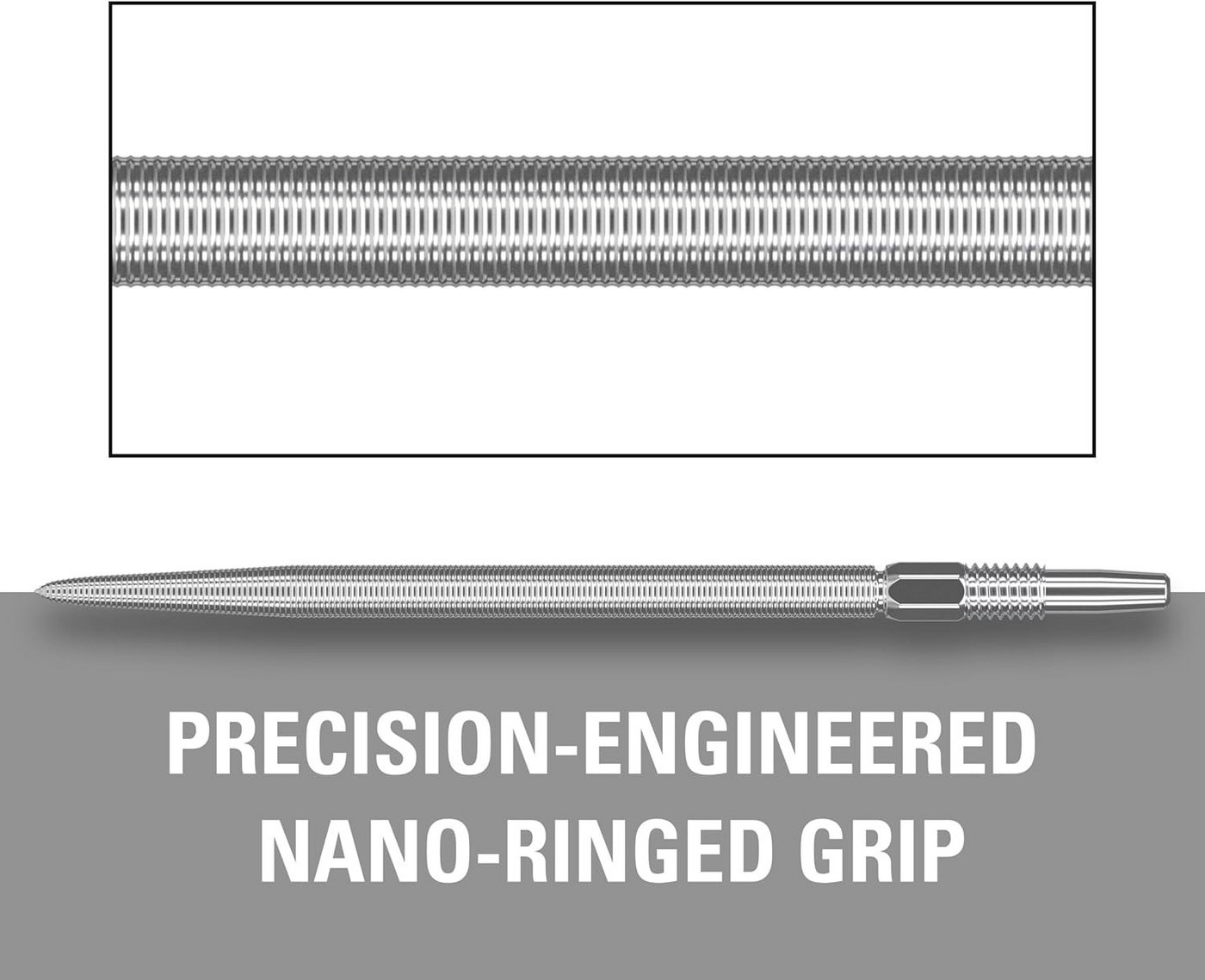 TARGET DARTS Dartpfeil 2 Set Swiss Points, Nano Dartspitzen (6 Stck) 30MM, Silber Bild 3