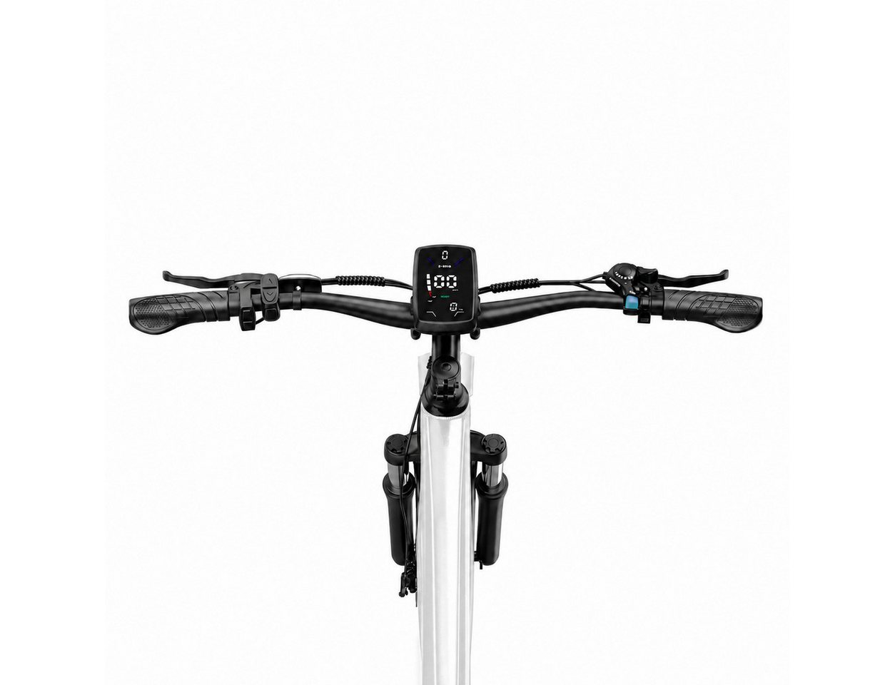 PixelPilot E-Bike Cityrad 26 Zoll Elektrofahrrad 48V 10Ah Akku, Shimano 7-Gang, Abnehmbarer Korb, 7 Gang, Nabenmotor, 468 Wh, (Packung) Bild 3