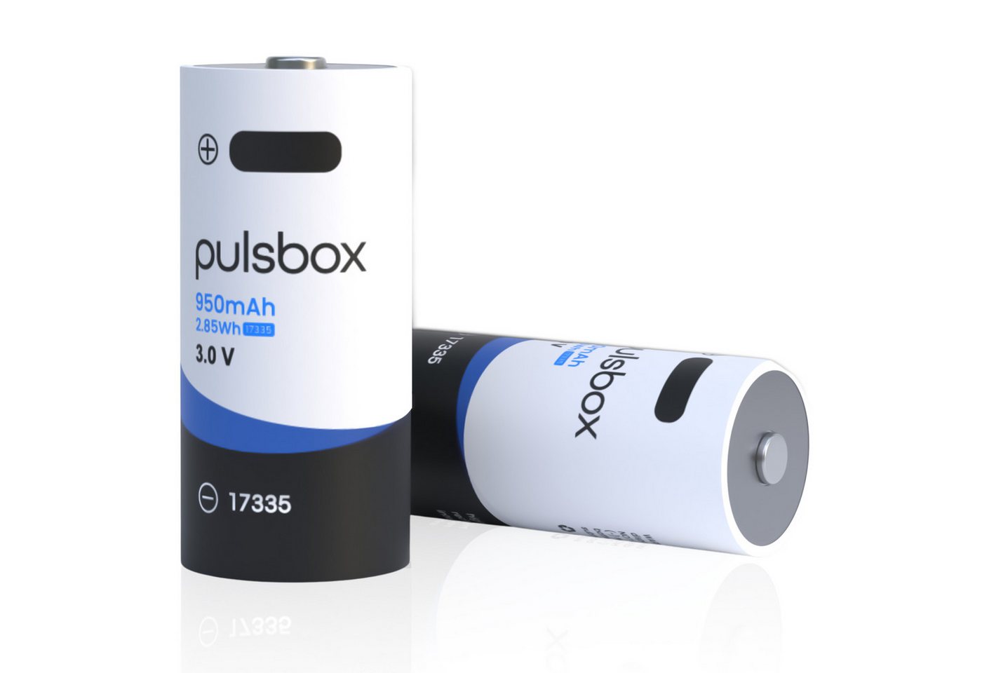 pulsbox RCR123A Akku Li-Ion 3.0V - 3.7V 950mAh USB-C wiederaufladbar Akku, - passend für CR123A 16340 Geräte Bild 5