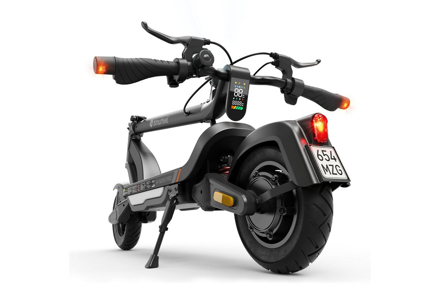 iSinwheel E-Scooter mit Straßenzulassung(ABE),APP,Faltbar E Roller mit Tasche, APP-Diebstahlschutz,10" Luftreifen,MAX 80km Reichweite Bild 5