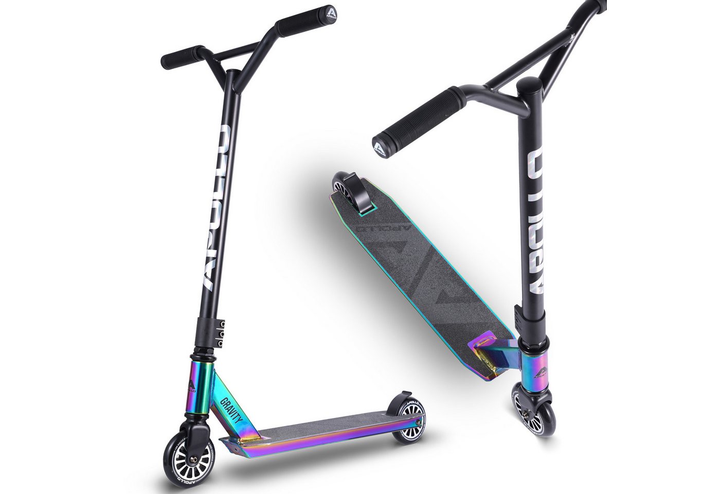 Apollo Stuntscooter Gravity - Fun-Kickscooter für Kinder und Teenager, Hohe Belastbarkeit (bis 100kg) und einfaches Handling. Bild 2