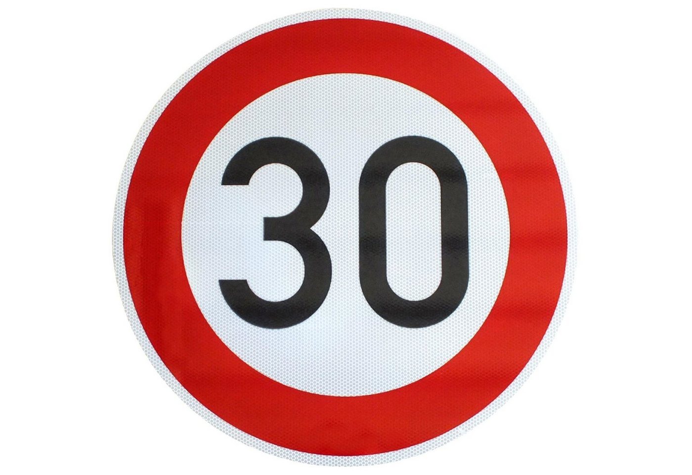 BauSupermarkt24 Verkehrsschild ORIGINAL Verkehrsschild Nr. 274-30 30km/h Straßenschild Schilder RA2