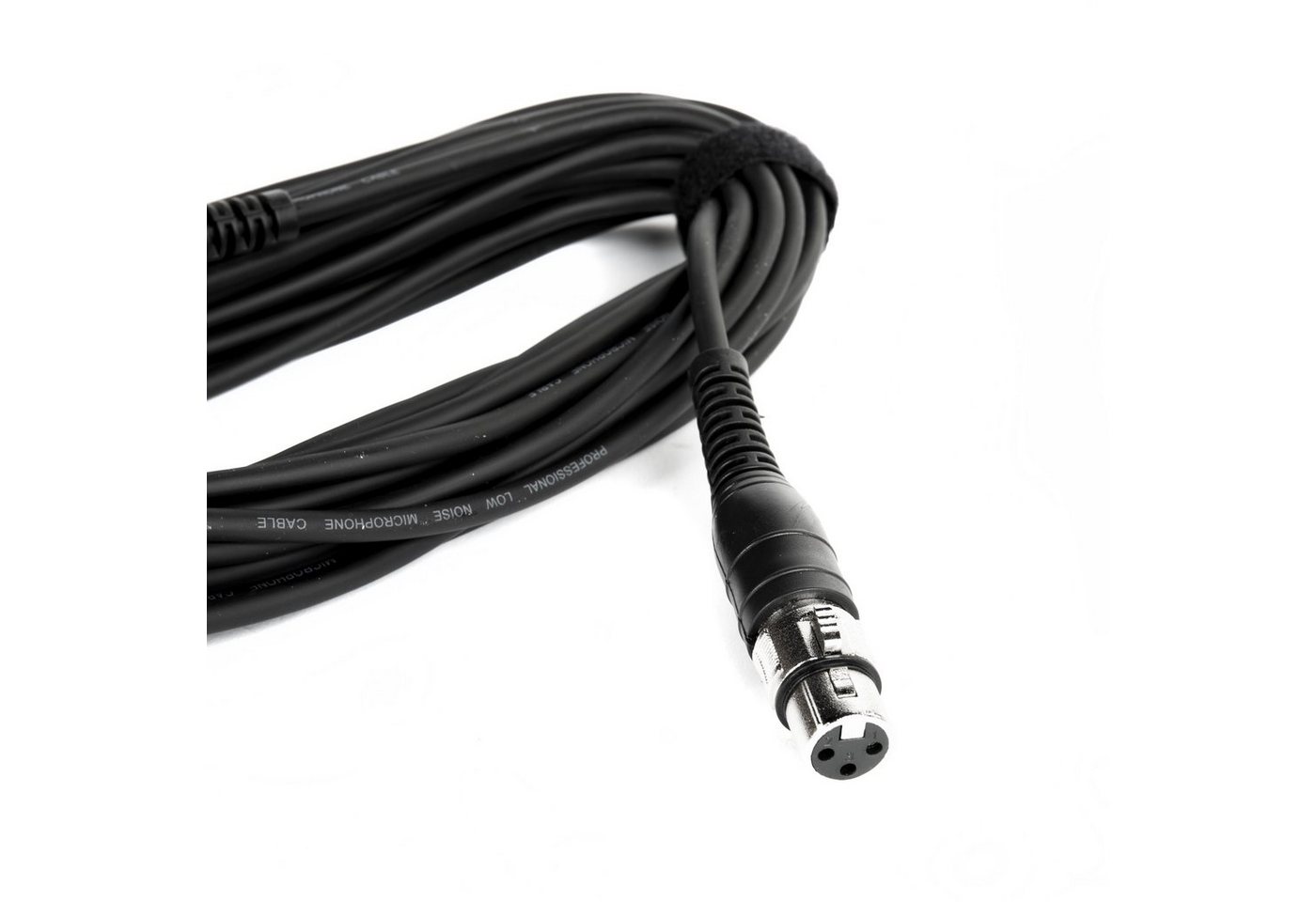 MUSIC STORE Audio-Kabel, Mikrofonkabel XLR, versilberte Kontakte, 10m Kabellänge