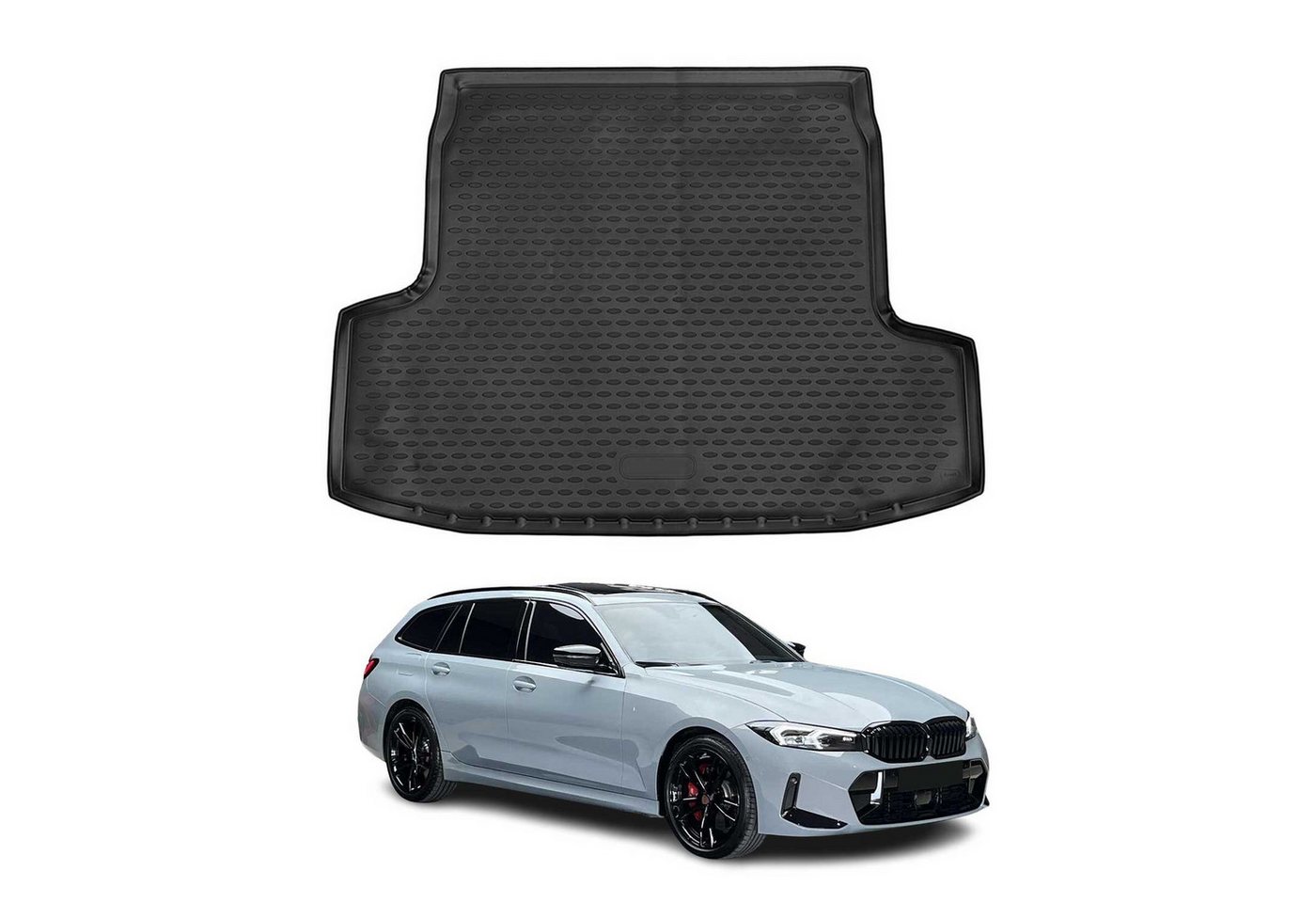 OMAC Kofferraummatte Kofferraummatte Kofferraumwanne für BMW 3er G21 Touring 2019-2024 (1 St), für BMW 3er G21 Touring 2019-2024 BMW 3er G21 Touring 2019-2024, Einfache Installation,Antirutsch,Leicht zu reinigen,Leichtgewicht Bild 2
