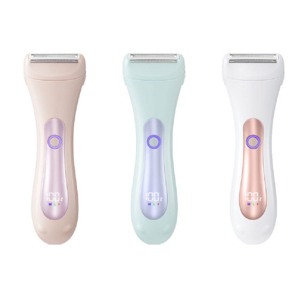 feinlux Epilierer Epilierer Haarentfernungsgerät Damenrasierer für Frauen, Aufsätze: 3 St., 2-in-1 Damen-Reiserasierer, Präzise Haarentfernung ohne Kratzer oder Schmerzen