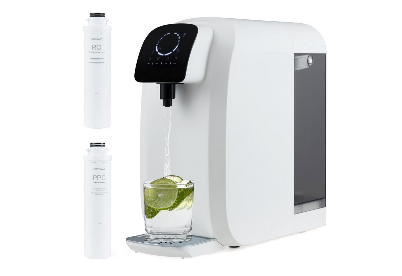 COSTWAY Wasserfilter, 5-stufiges RO+PPC System mit UV-Licht Bild 5