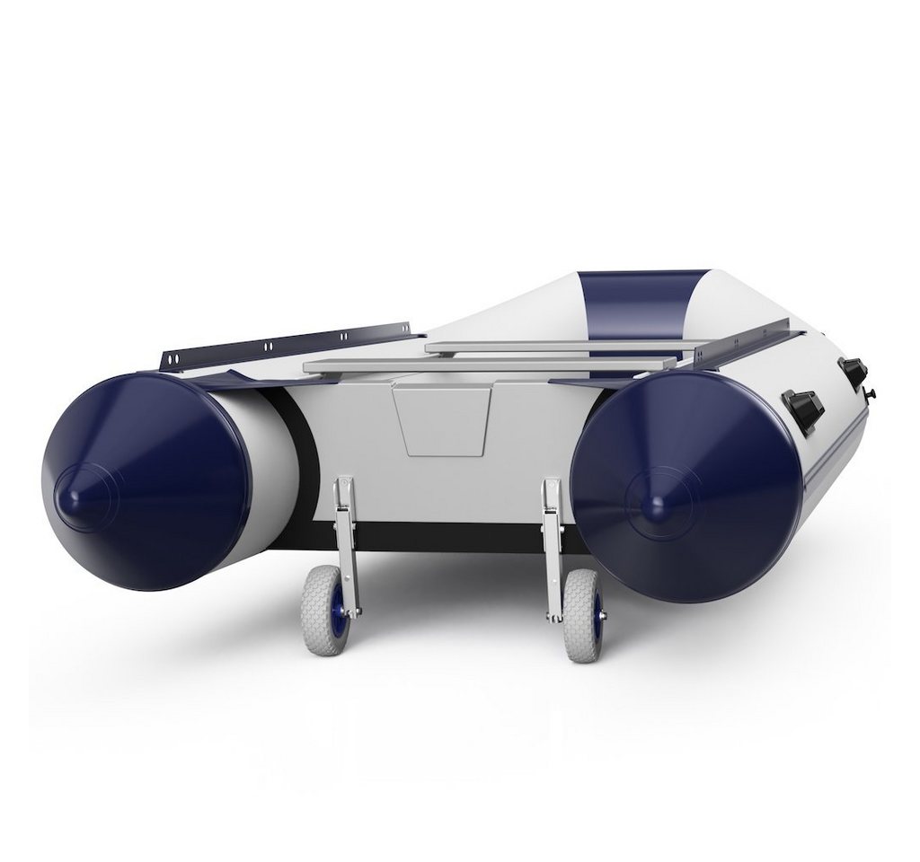 SUPROD Schlauchboot Slipräder Heckräder Schlauchbooträder klappbar Edelstahl V4A Bild 4