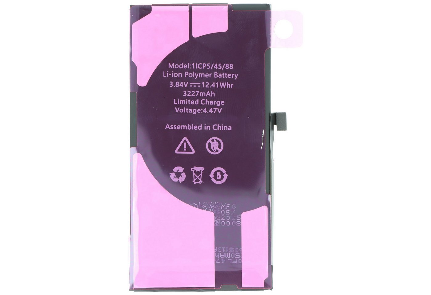 AccuCell Akku passend für Apple iPhone 13, diagnostizierbar, Li-Polymer, 3,84V Akku 3227 mAh (3,8 V) Bild 2