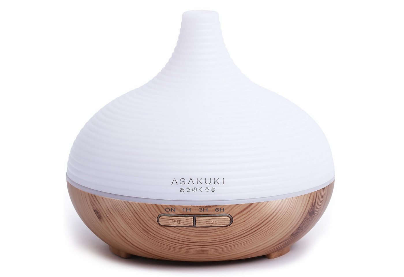 Asakuki Luftbefeuchter Spring 100-DF003, 0,3 l Wassertank