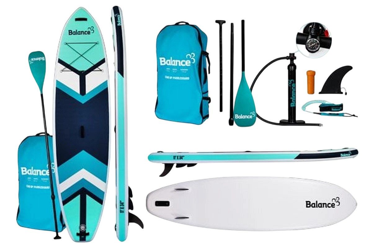 SUP-Board Balance 335 x 86 SUP Board Allround Yoga Touring stabil Air Set für Bild 2