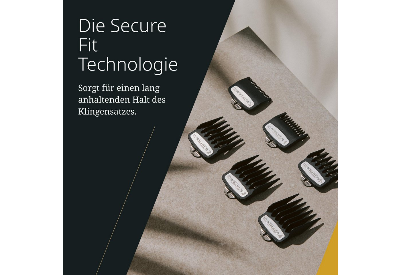 WAHL GmbH Ersatzscherteile Wahl Premium-Schneidsätze mit Polybeutel - Premium-Aufsatzkämme-Set., 10 St.