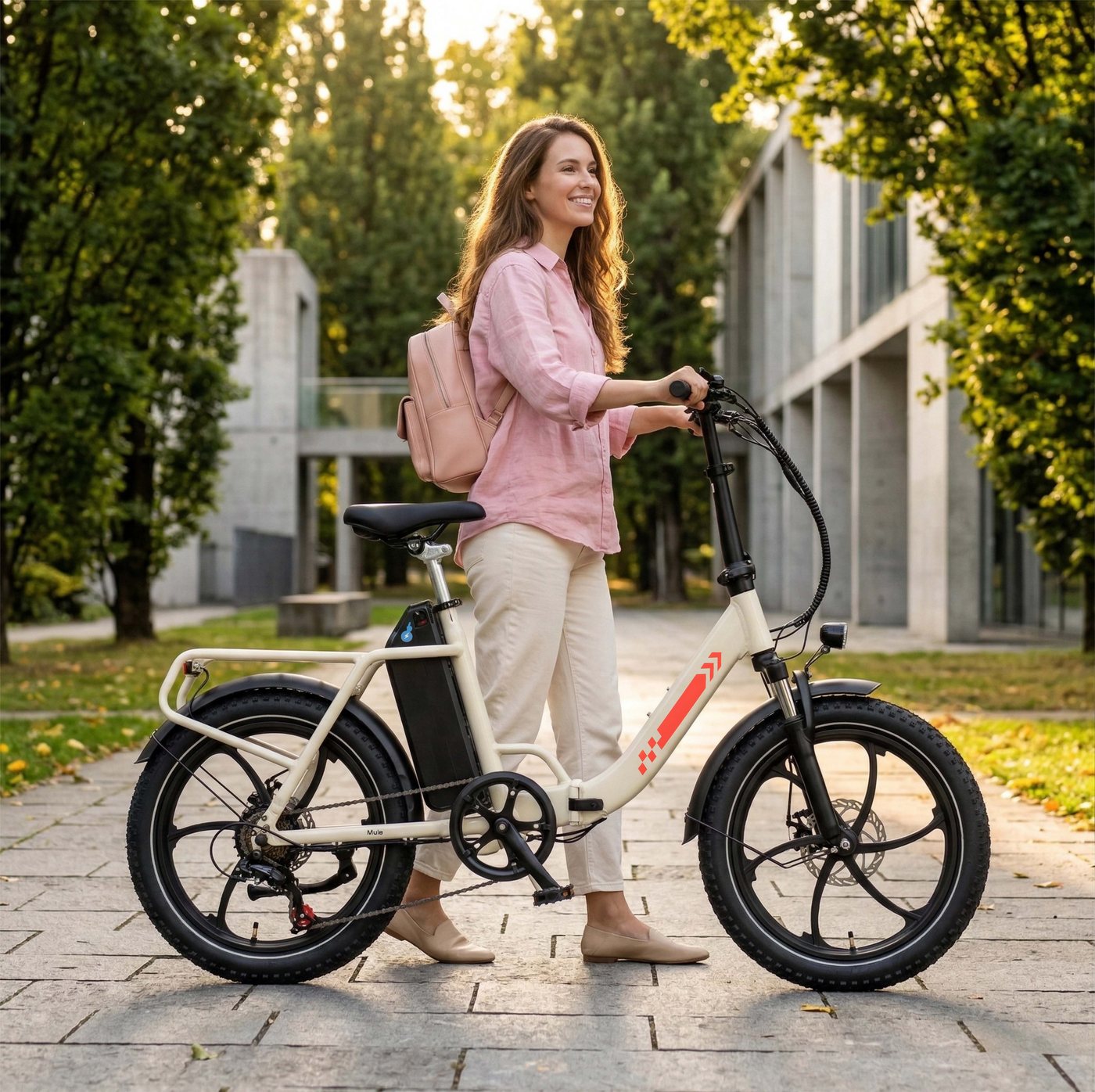 Vankel E-Bike Cityrad M1 Faltbares Damen u. Herren E-Fahrrad 960WH Pedelec,20AH 120 km, Kettenschaltung, Heckmotor, 960 Wh, Cityrad 7 Gang Shimano,Scheibenbremsen, Kettenschaltung, E-bikes Bild 2