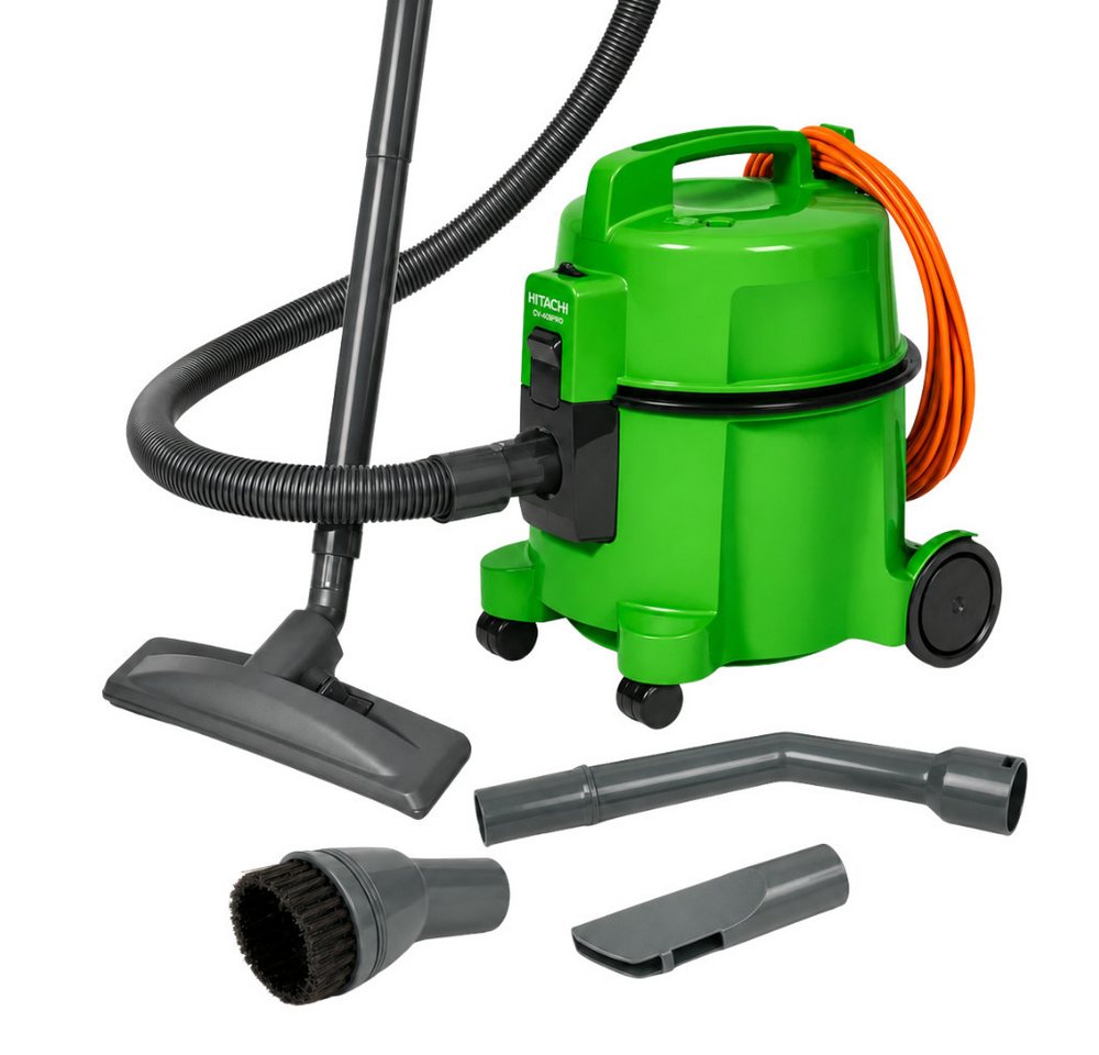 Hitachi Bodenstaubsauger CV-400 PRO GN, beutellos, 7,5L Tank, HEPA, 13m Radius, 880 W, beutellos, 13 m Aktionsradius, Möbel- und Kantenschutz, 7,5 Liter Staubtank Bild 2