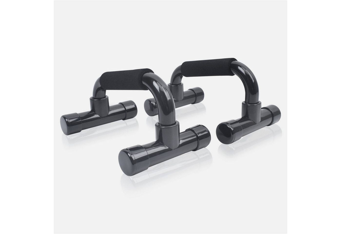 GORILLA SPORTS Bauchmuskelmaschine Ab Roller Set inkl. Kniematten, Springseil und Liegestützgriffe
