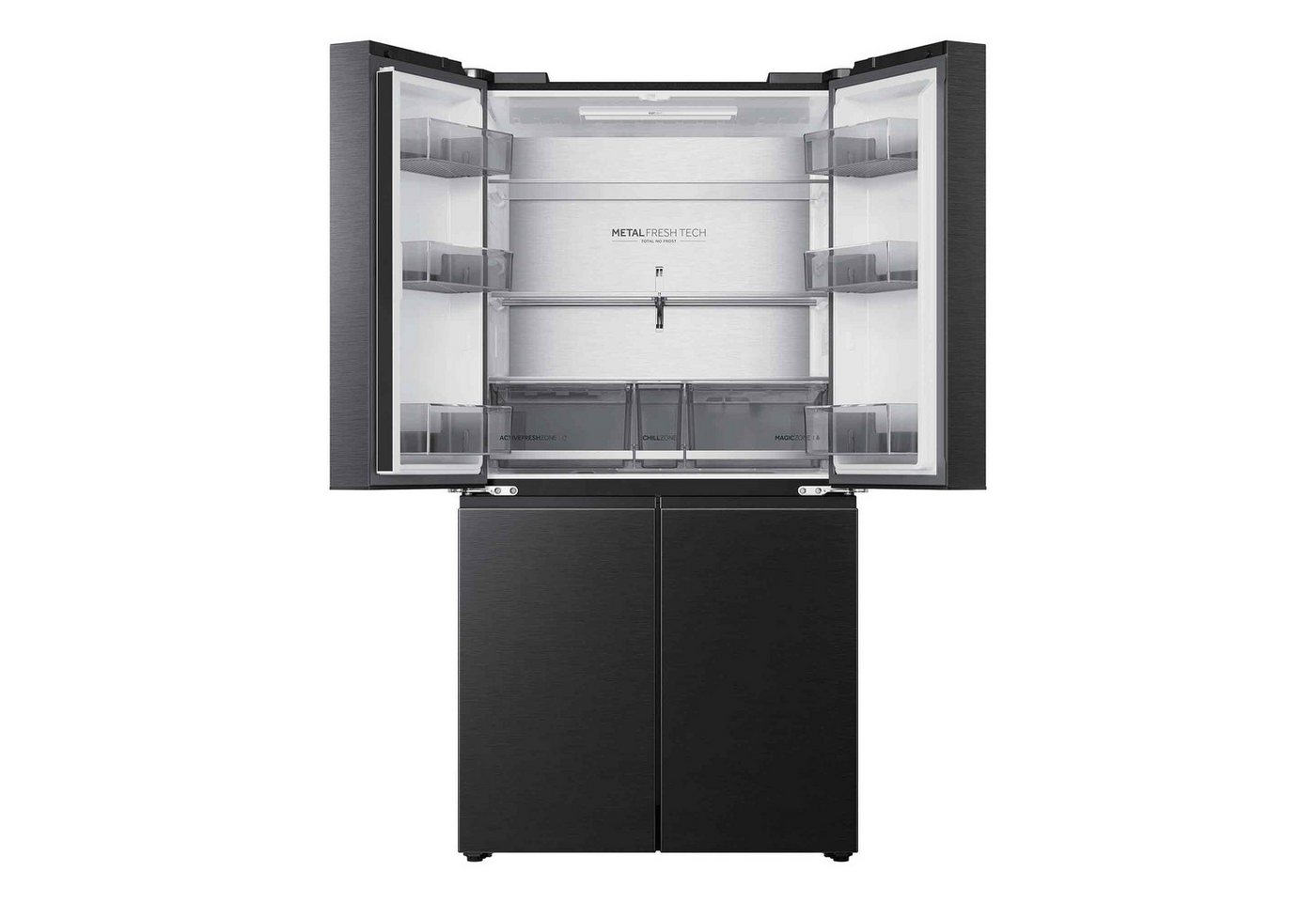 Haier Kühl-/Gefrierkombination CUBE 90 SERIES 5 HCR59F18DNMB, 182,5 cm hoch, 90,5 cm breit, Super Kühlen-und Super Gefrierfunktion Bild 4
