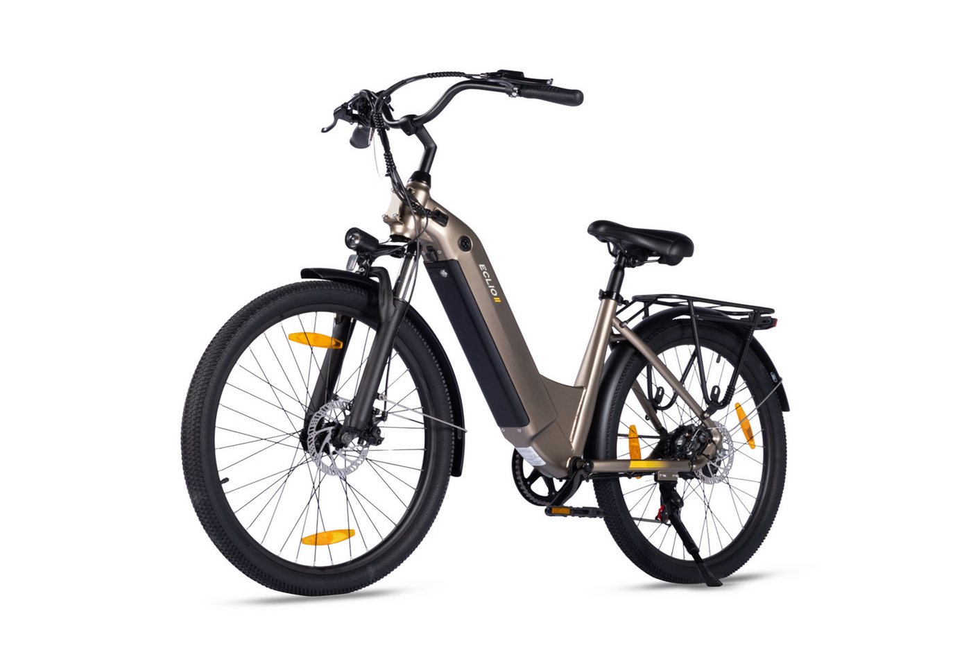 PixelPilot E-Bike Trekkingrad Elektrofahrrad Tiefeinstieg 26" Cityrad 18,2Ah Akku 80km Reichweite, 7 Gang, Nabenmotor, 655,2 Wh, (Packung) Bild 3