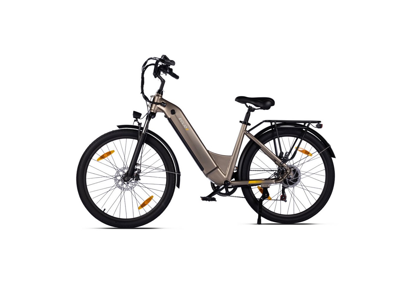 PixelPilot E-Bike Trekkingrad Elektrofahrrad Tiefeinstieg 26" Cityrad 18,2Ah Akku 80km Reichweite, 7 Gang, Nabenmotor, 655,2 Wh, (Packung) Bild 5