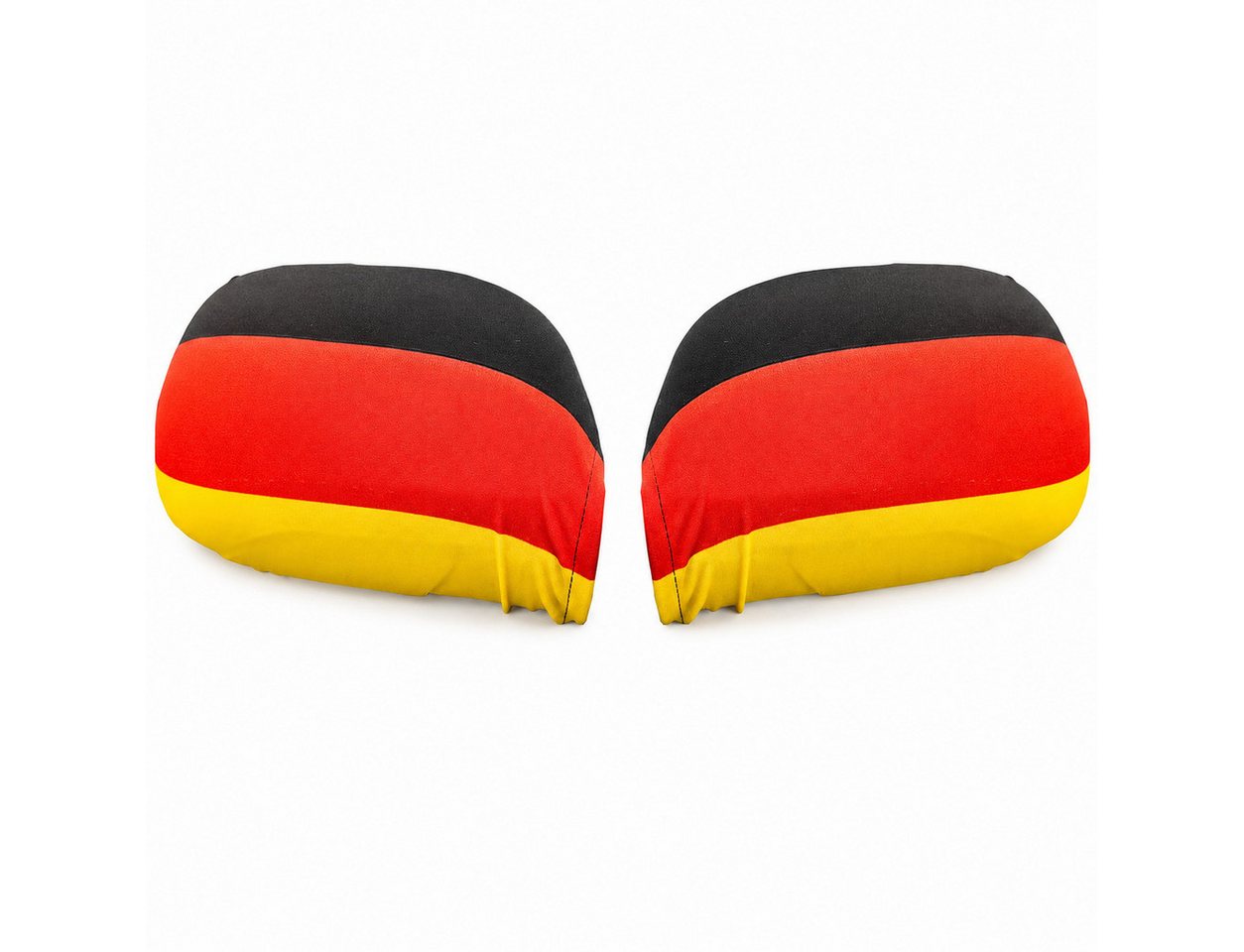BRUBAKER Flagge Deutschland Autospiegel Flagge - Autofahnen für PKW Außenspiegel (Schwarz Rot Gold, 2-St., Fanartikel Überzug für Weltmeisterschaft USA), 2er Set Spiegel Cover Deutschlandfahne für WM 2026 Bild 2