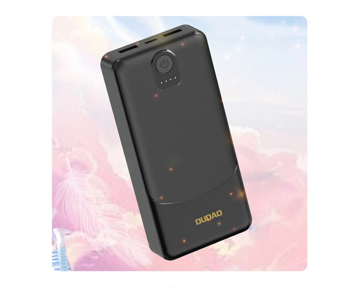 Dudao K10Pro Powerbank 20000 mAh (5 V), Ladung von 2 Geräten gleichzeitig, Kompaktes Format Bild 5