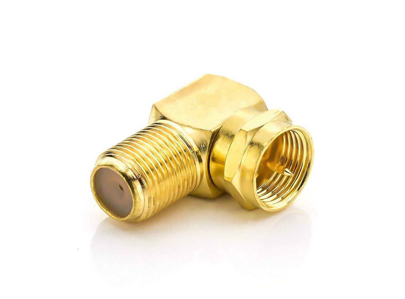 deleyCON deleyCON 8x Sat-Winkel-Adapter 90° Grad für Koaxialkabel 7mm SAT-Kabel