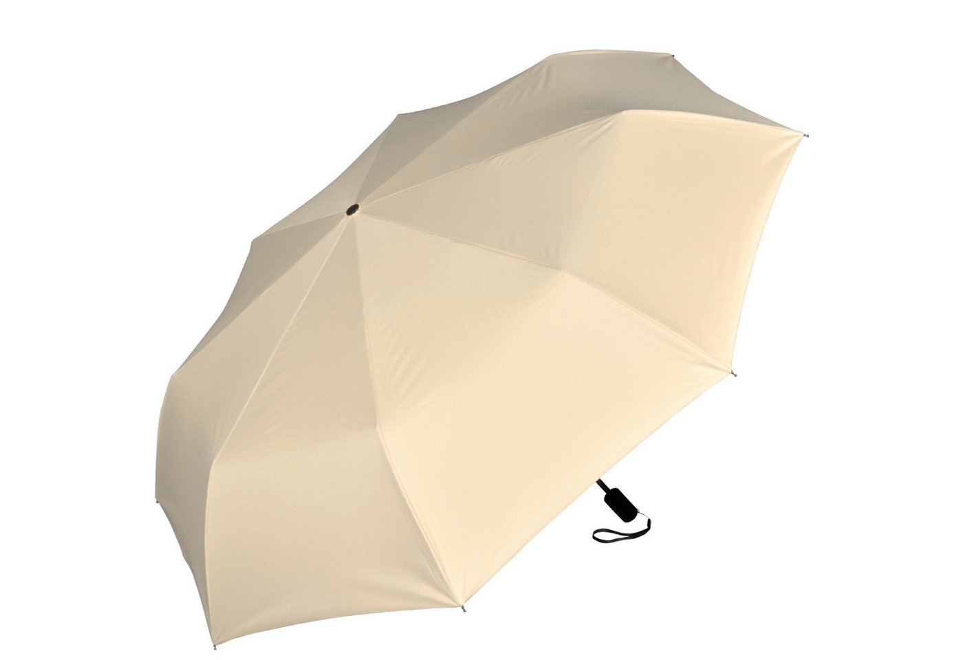 iX-brella Trekkingschirm XL Sonnen-Regenschirm mit UPF 50+, UV-Hitze-Schutz, mit Umhängetasche, mit Handöffner, innen schwarz Bild 2