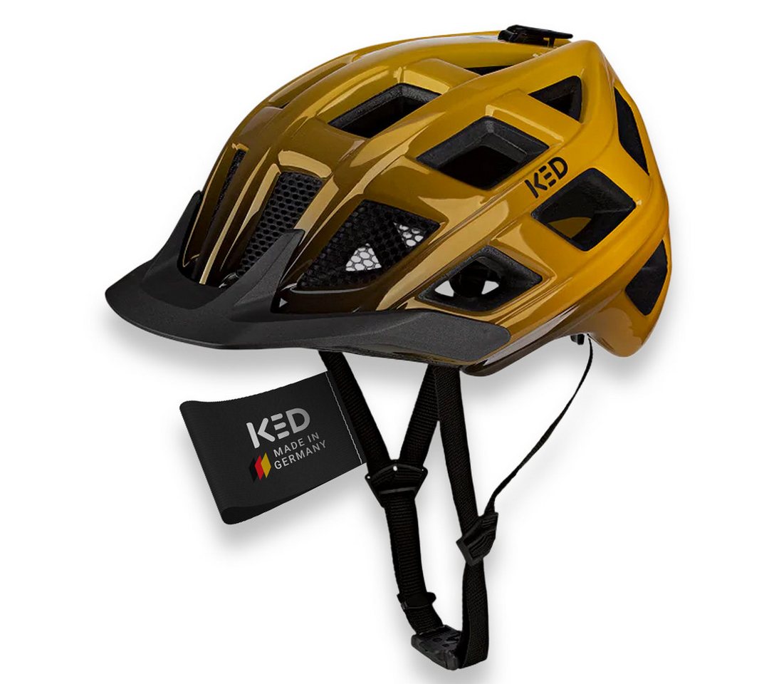 KED Mountainbikehelm Crom Fahrradhelm, Mit LED Rücklicht, FIDLOCK Verschluss, Insektenschutznetz Bild 5