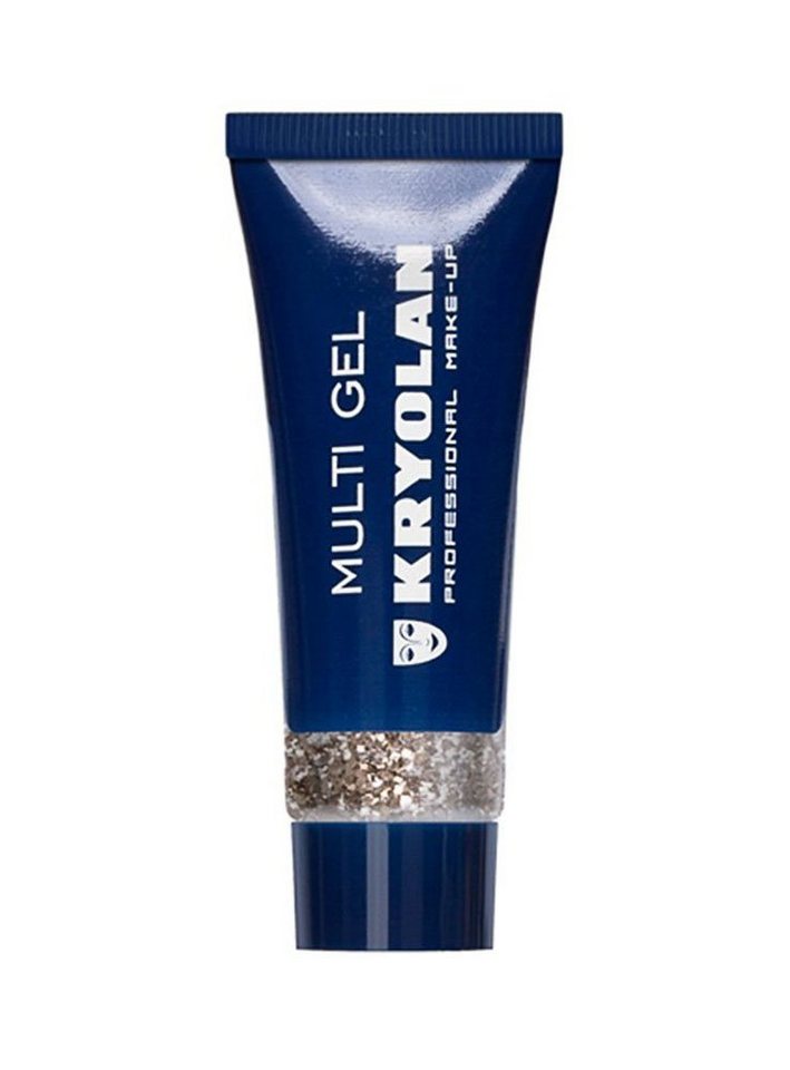 Kryolan GmbH Theaterschminke Kryolan Glittergel Bronze grob, Effektvoll funkelndes Glitzergel für Körper und Haare