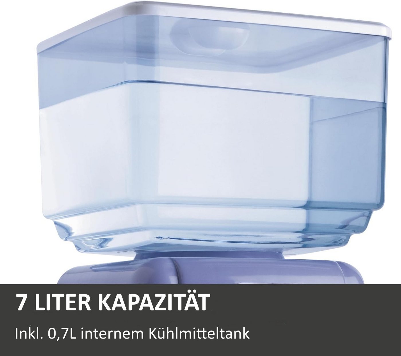 Jocca Getränkespender Wasserspender 7 Liter Tank mit Kühlfunktion (10-15°C) BPA-frei, 7L Tank, 10-15°C Kühlung, BPA-frei, mobil, inkl. Abtropfschale