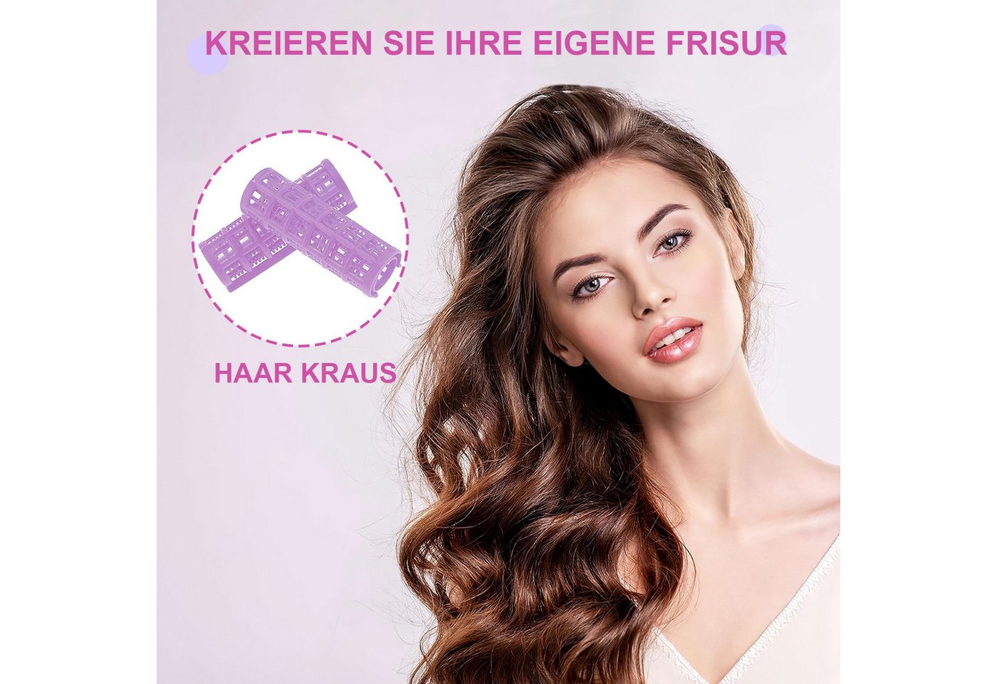 MOPUEA Lockendreher Haarstyling-Set Lockenwickler Lockenwickler Haar Klammer Rollers Bild 2