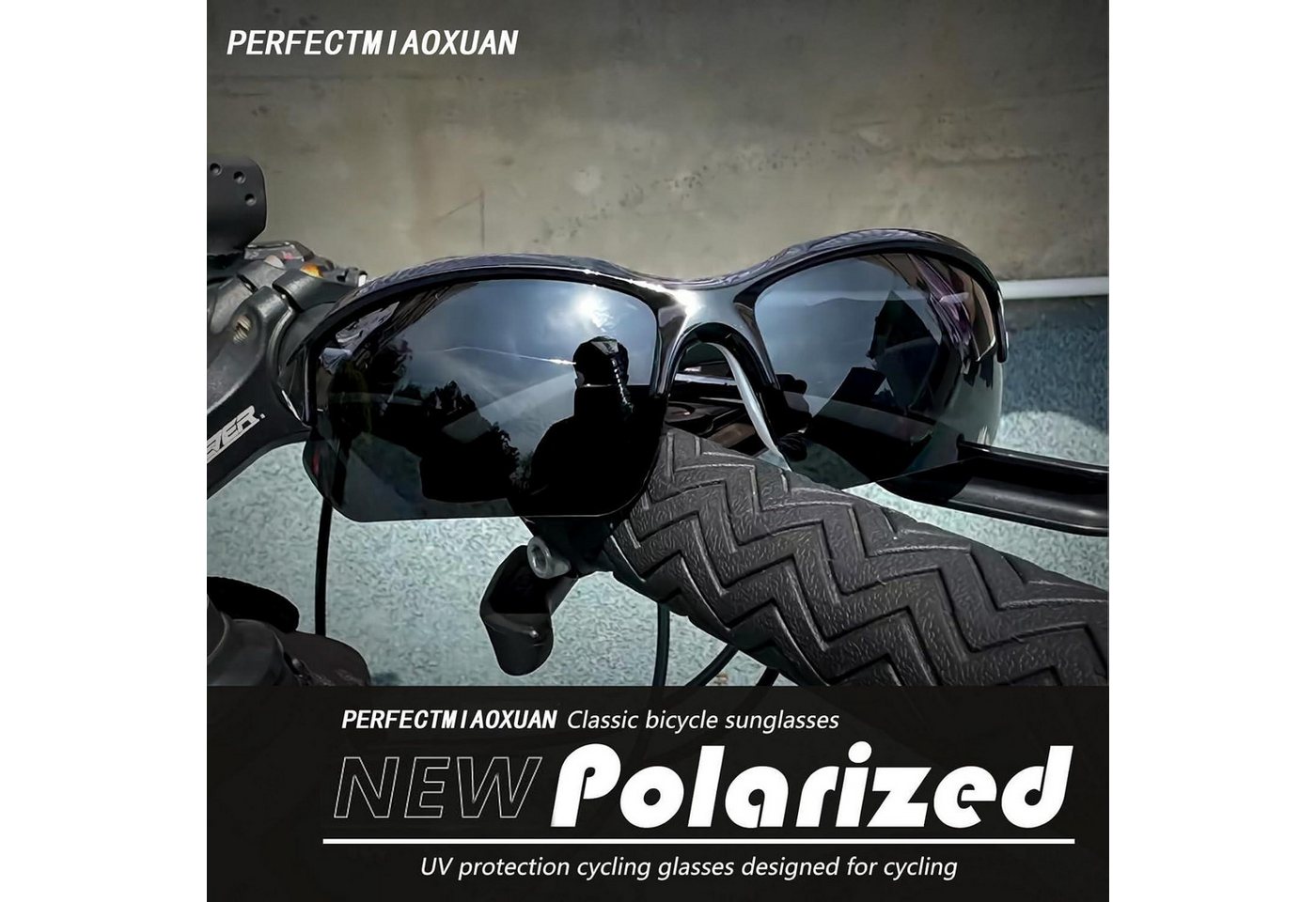 LuxusKollektion Fahrradbrille Sonnenbrille polarisiert UV400 Sport Fahrrad unisex Bild 3