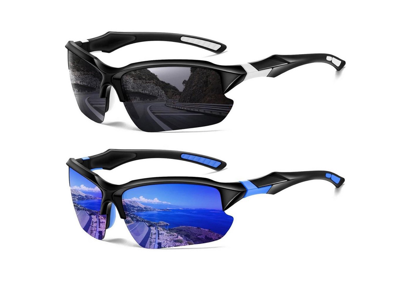 LuxusKollektion Fahrradbrille Sonnenbrille polarisiert UV400 Sport Fahrrad unisex Bild 4