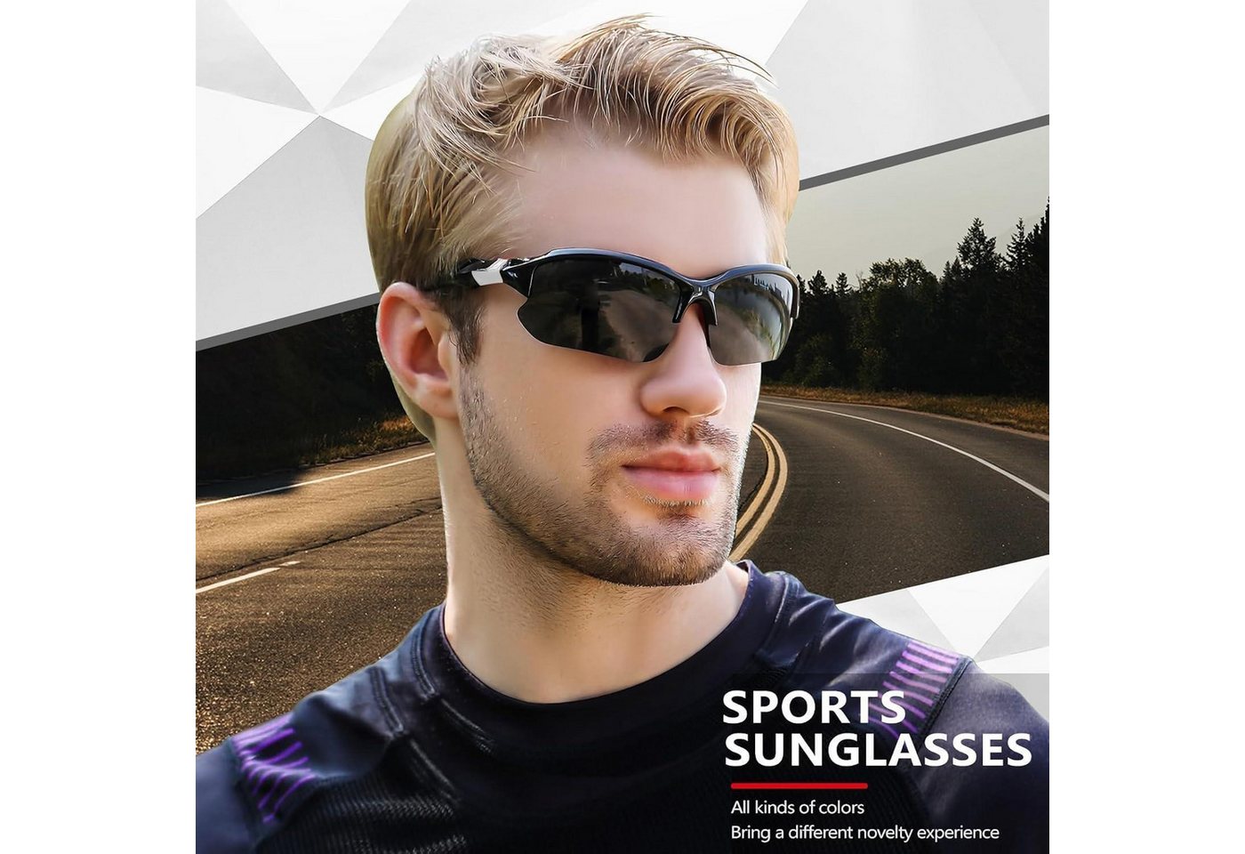 LuxusKollektion Fahrradbrille Sonnenbrille polarisiert UV400 Sport Fahrrad unisex Bild 5