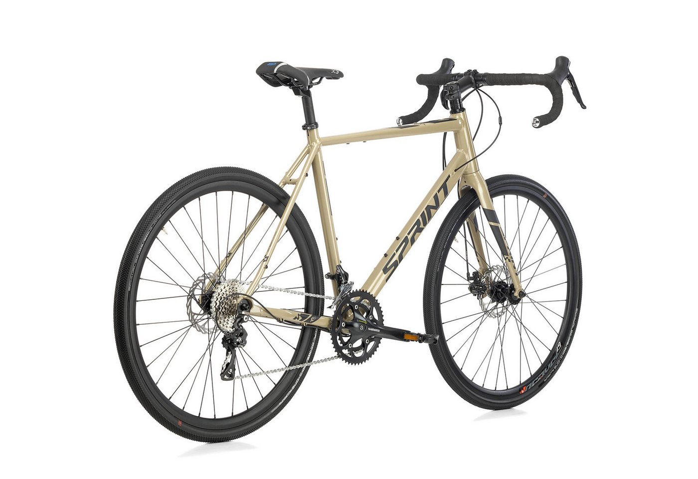 Airtracks Gravelbike 28 Herren Gravel Bike WHISPER ELITE MD Fahrrad 2x9 Shimano SORA R3000, 18 Gang, Kettenschaltung, High End Gravel Fahrrad - Rahmenhöhen 52 cm 56 cm - Modell 2026