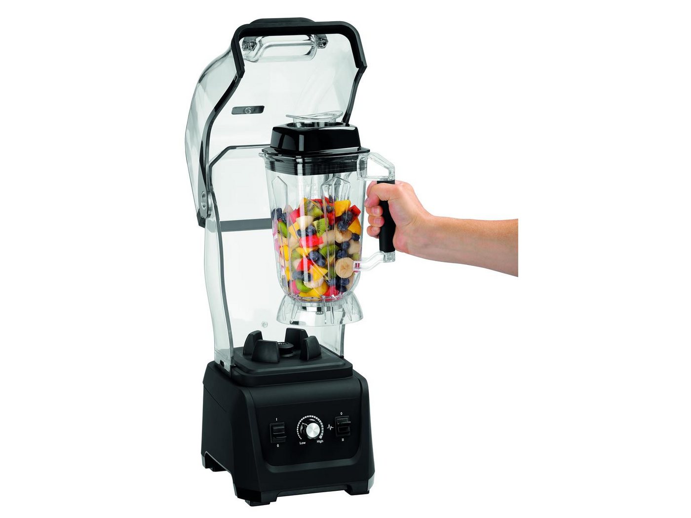 Bartscher Standmixer Blender PRO XTRA 2,5L, mit Lärmschutzhaube, 150182 Bild 2