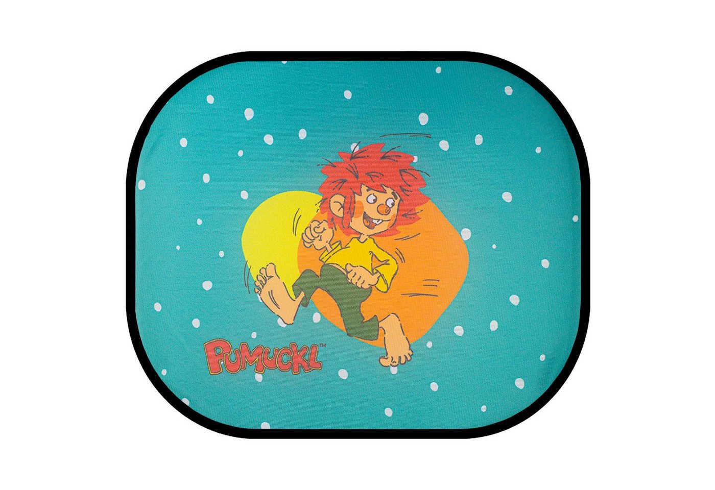 Bavariashop Autosonnenschutz ®Pumuckl Auto Sonnenschutz • Effektiver UV- und Wärmeschutz fürs Auto Bild 5