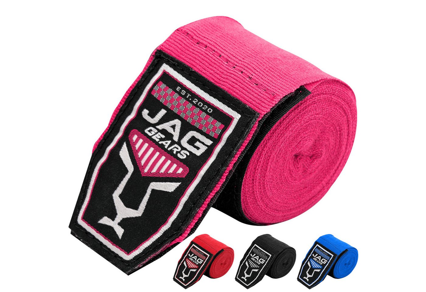JAG GEARS Boxbandagen Boxbandagen 4,5 m Handbandagen für Kickboxen, Handgelenk Knöchelschutz (Set, 1x pair), für Frühling, Training leichtes mit Handgelenkschutz & Klettverschluss Bild 2